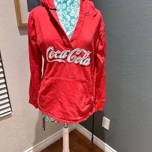 Coca-Cola Red Pullover with White Logo